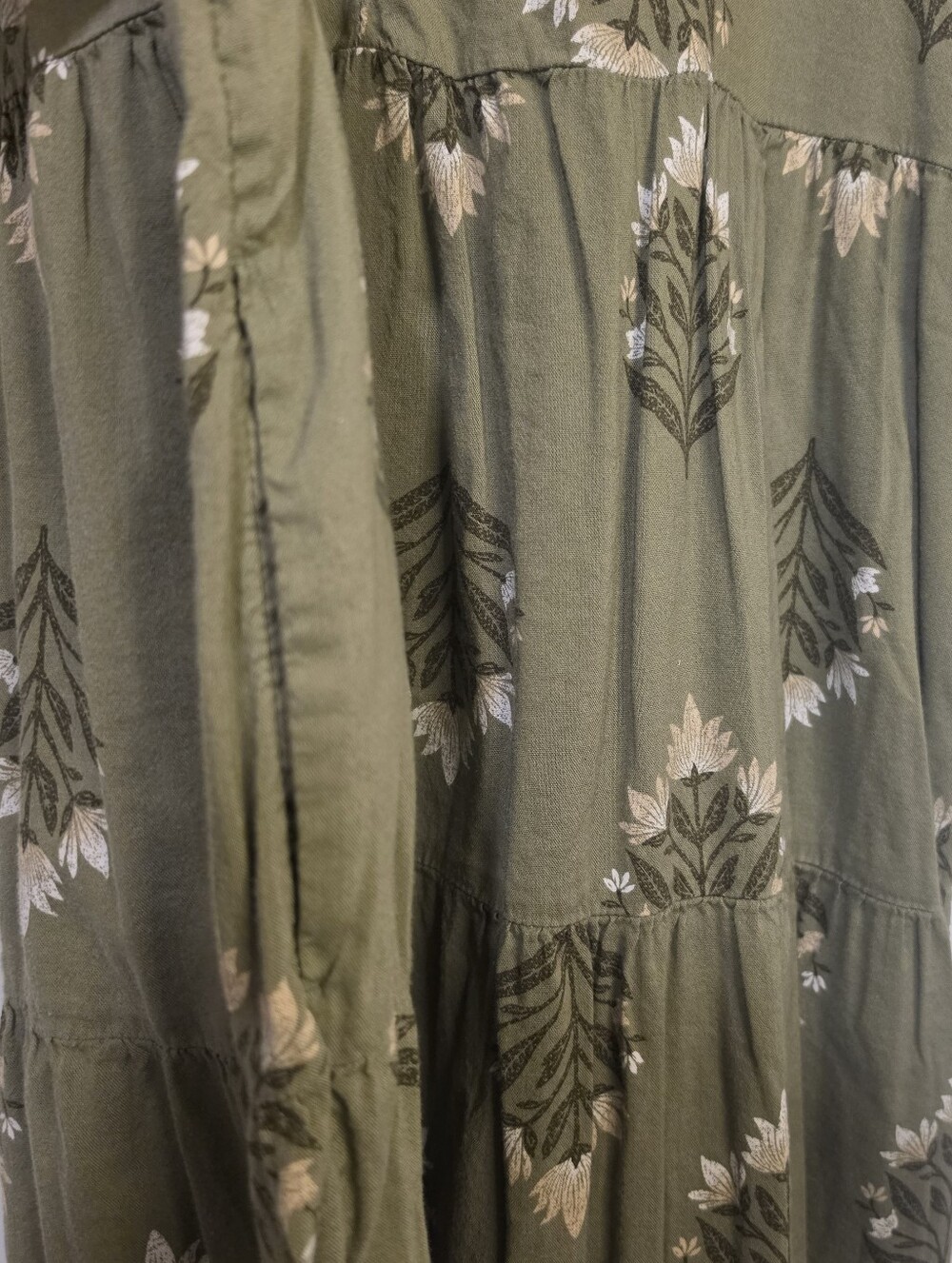Old Navy Green Floral Dress Size Small Womens - Picture 5 of 7